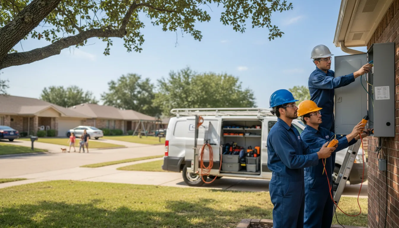 Certified electrician providing emergency electrical services in Bankston, AL